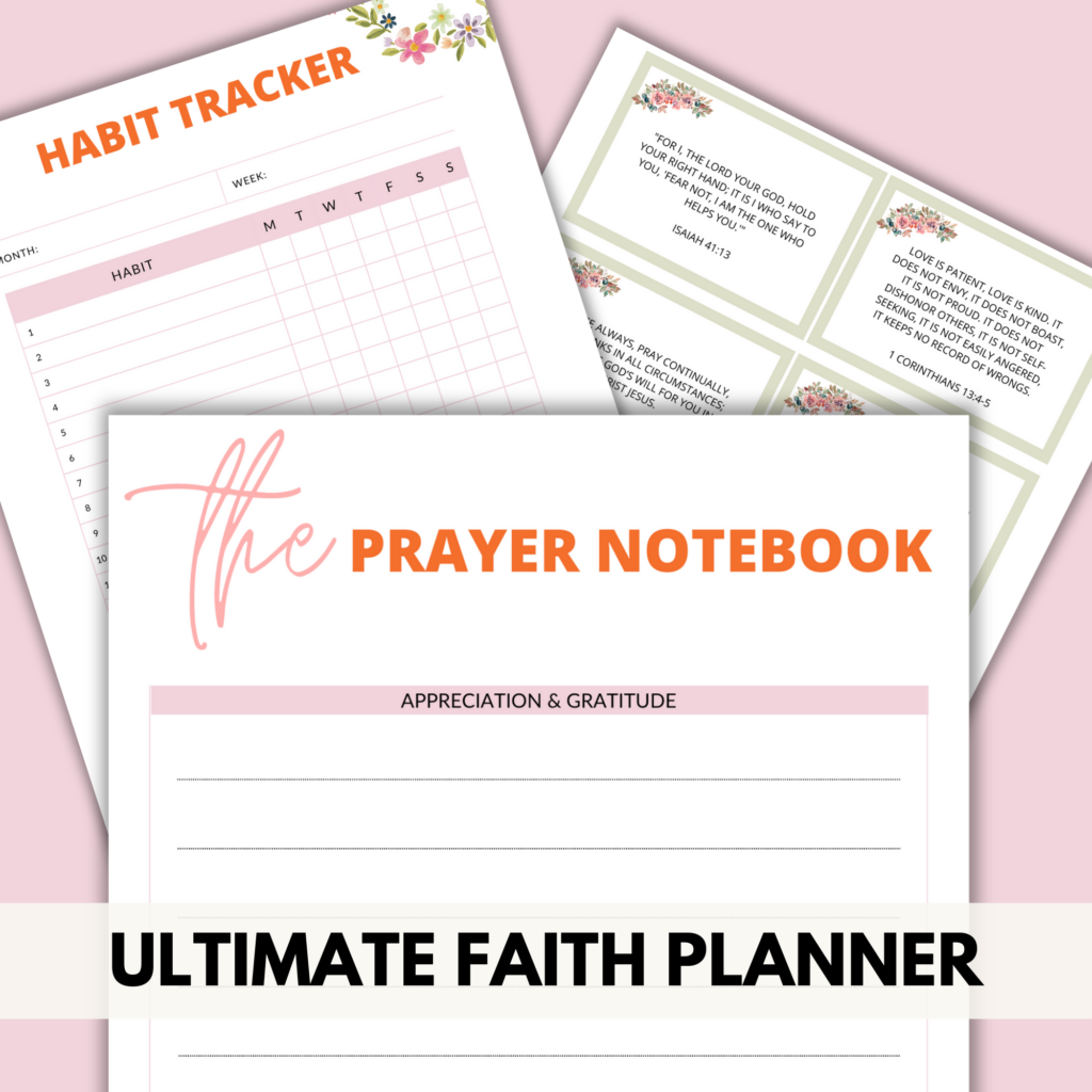 faith planner printables