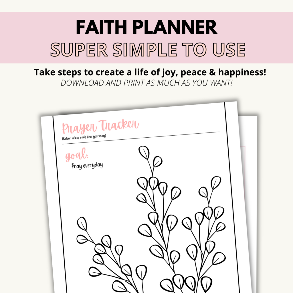 faith planner printables uk