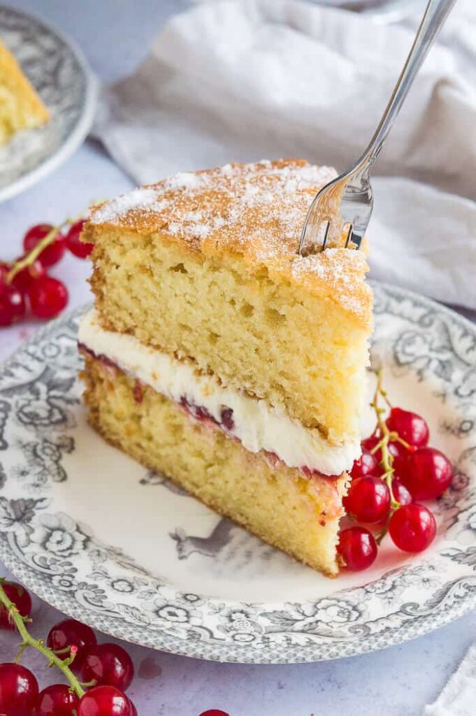 vegan victoria sponge cake