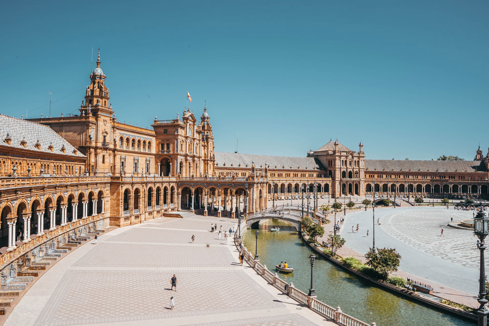 Beautiful day in Seville, Italy