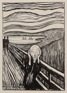 Edvard Munch's scream as an illustration of how groundbreaking new understanding science is capable of giving us.