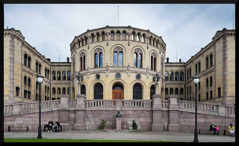 The Norwegian parlament - Stortinget.