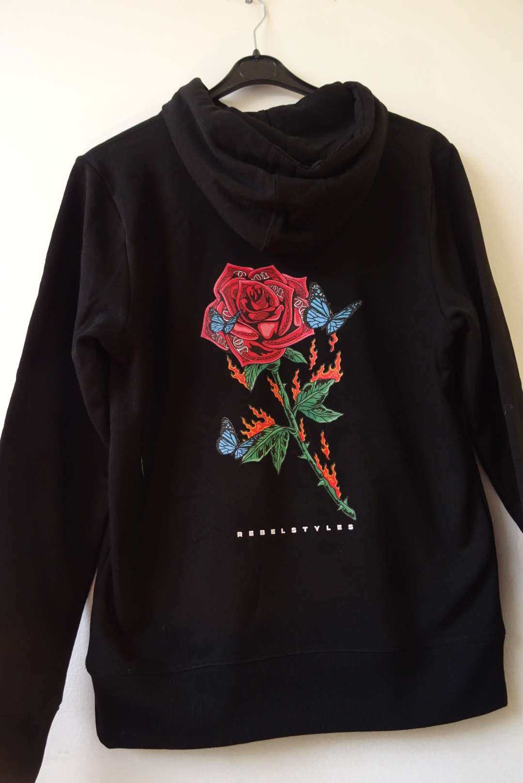 Black Hoodie back