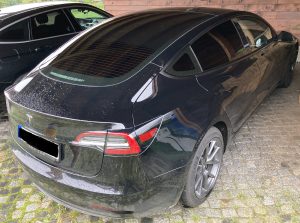 Tesla Model 3 Scheibenfolierung