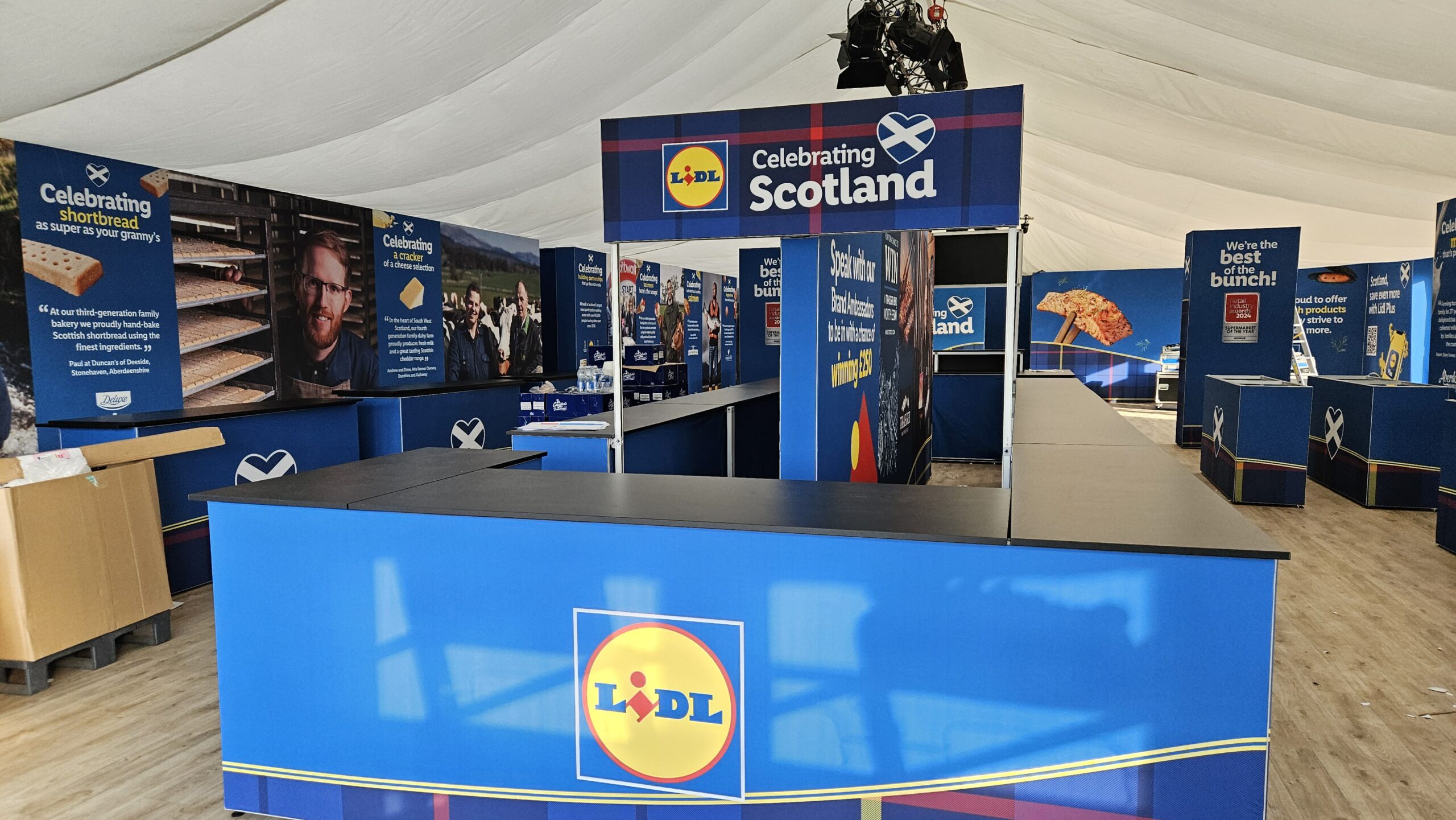 Lidl @ RHS 25 Modular Exhibition Stand Builder for Lidl @ RHS 25