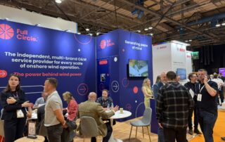 Modular exhibition stand for Full Circle attending All Energy 2025