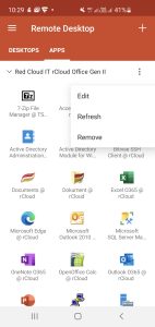 remove rCloud Office RD Client