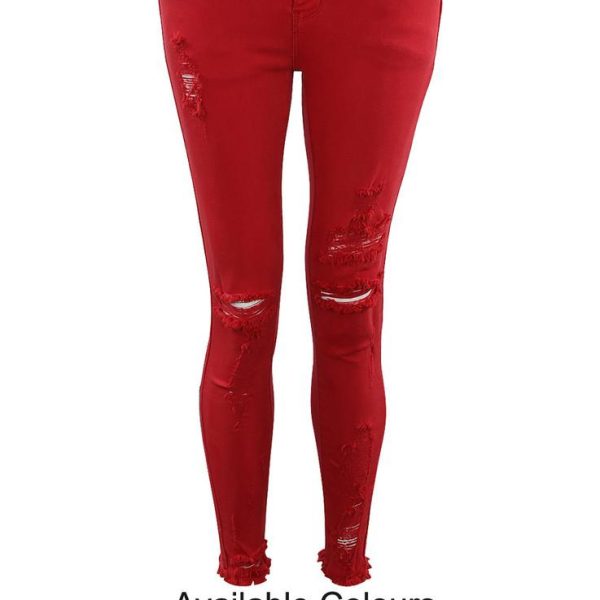 Jeans met rechte pijpen en luipaardprint