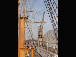 image showing the Masts and rigging of a tall ship