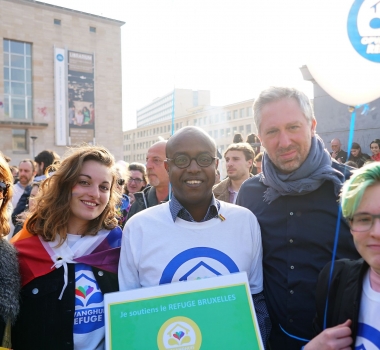 L’équipe du Refuge Bruxelles