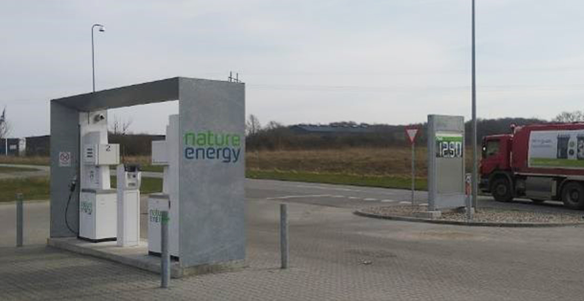 Nature Energy Vejle biogastankstation 12 renovationsbiler Naerenergi