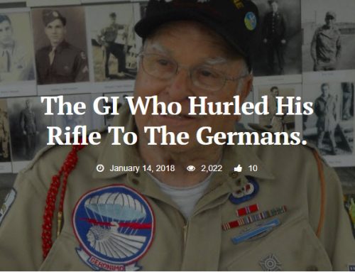 The GI Who Hurled His Rifle To The Germans