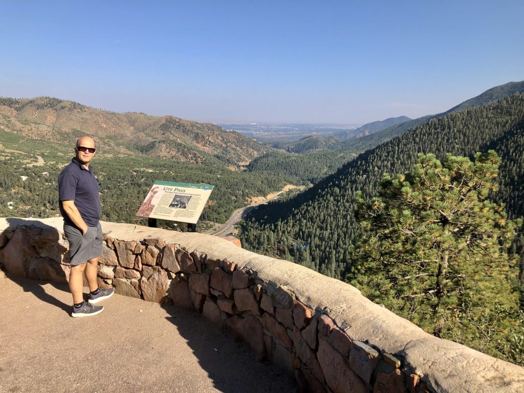 Pikes Peak. Colorado Springs.
