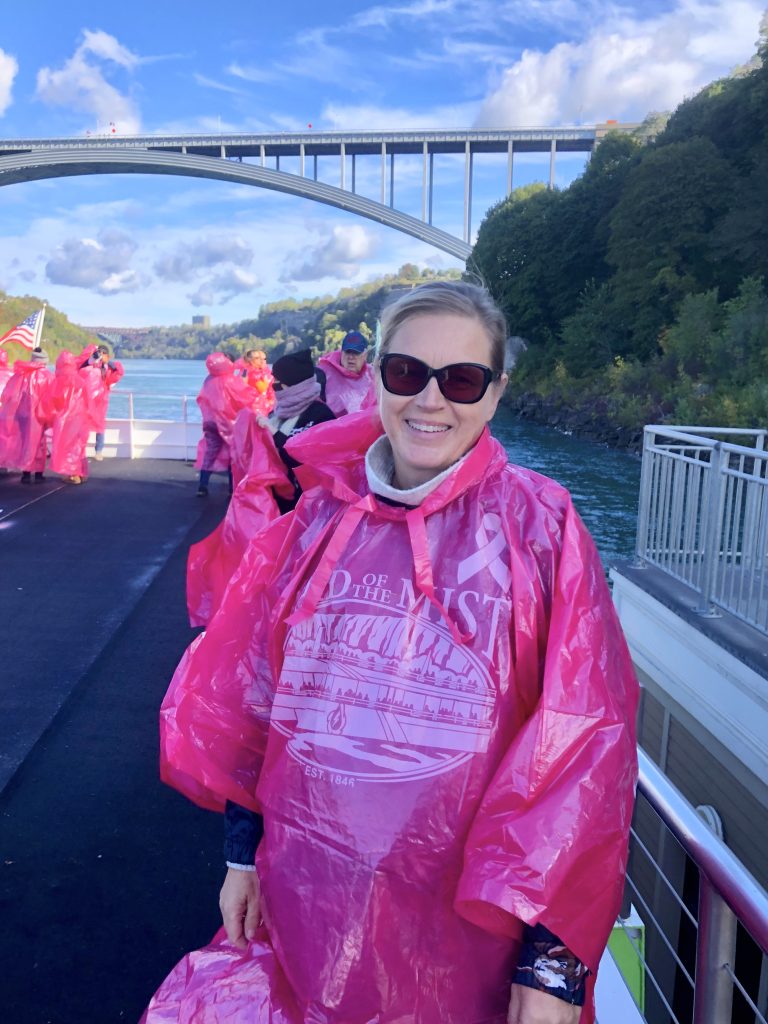 Cascading waterfalls and Maid of the Mist tour at Niagara Falls