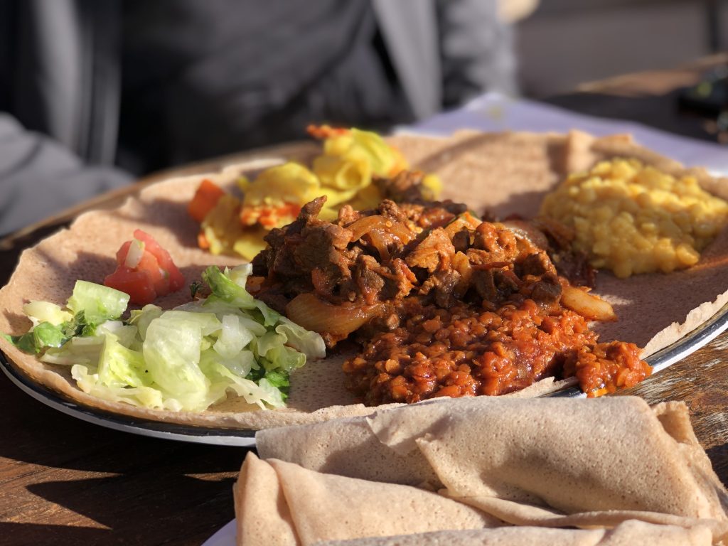 The Emerald Necklace - Ethiopian food, Jamaica Plain
