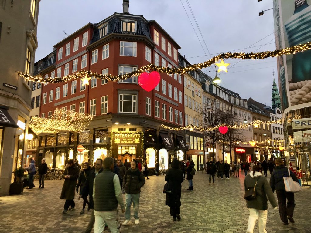 Strøget in Copenhagen is a reason to visit Copenhagen in the wintertime