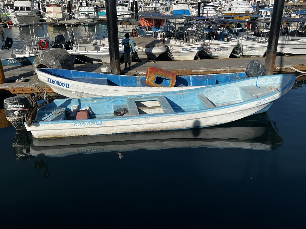 Simple boats at the Marina
