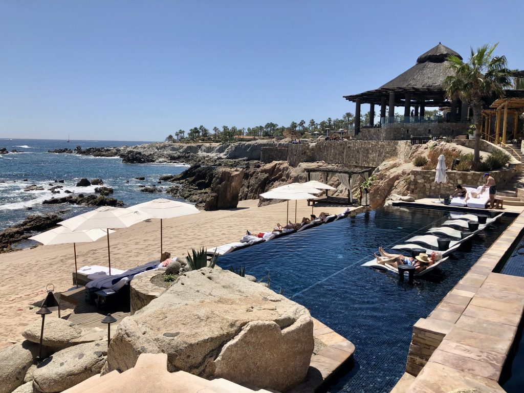 Infinity pool overlooking the ocean