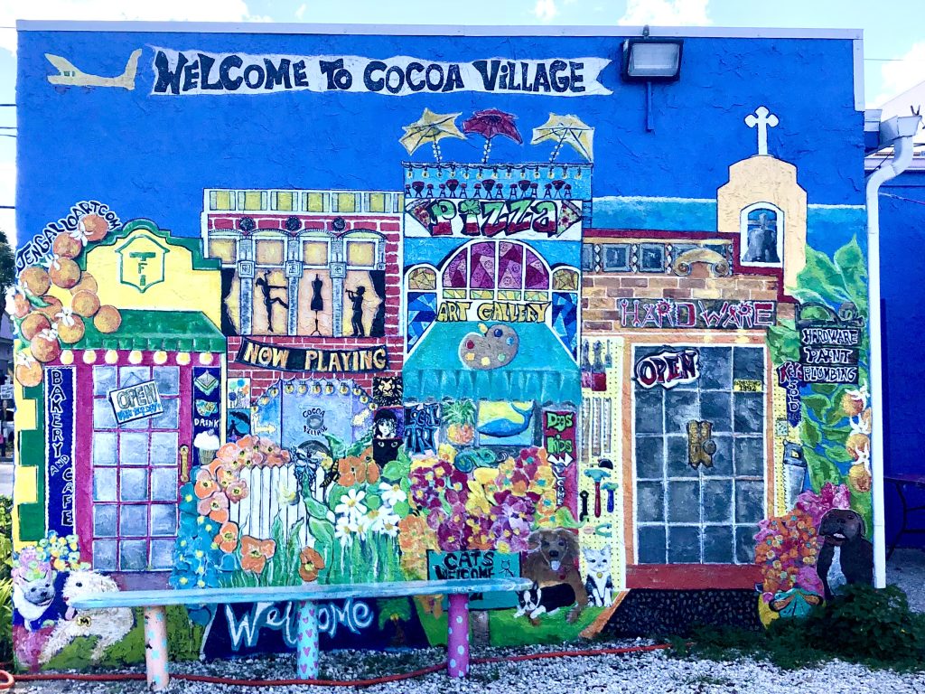 Discover the Magic of Cocoa Beach: Mural in Cocoa Village