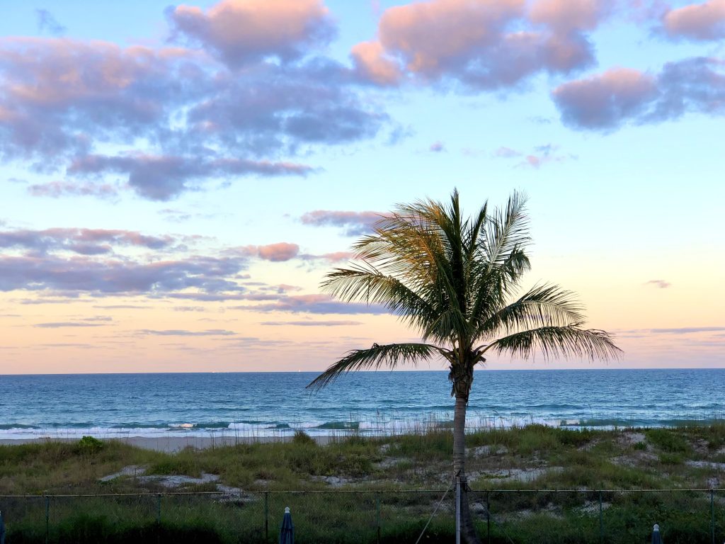 Discover the Magic of Cocoa Beach: View of the ocean from our balcony