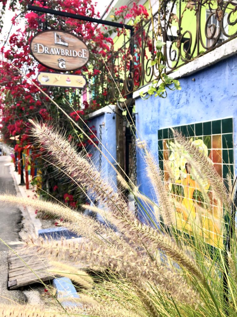 Colorful buildings in the area around West Hill Street in Nassau