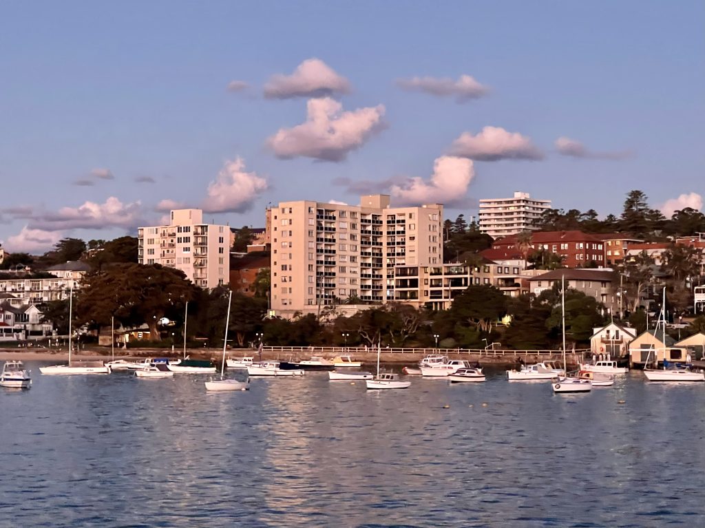 Manley harbor before sunset