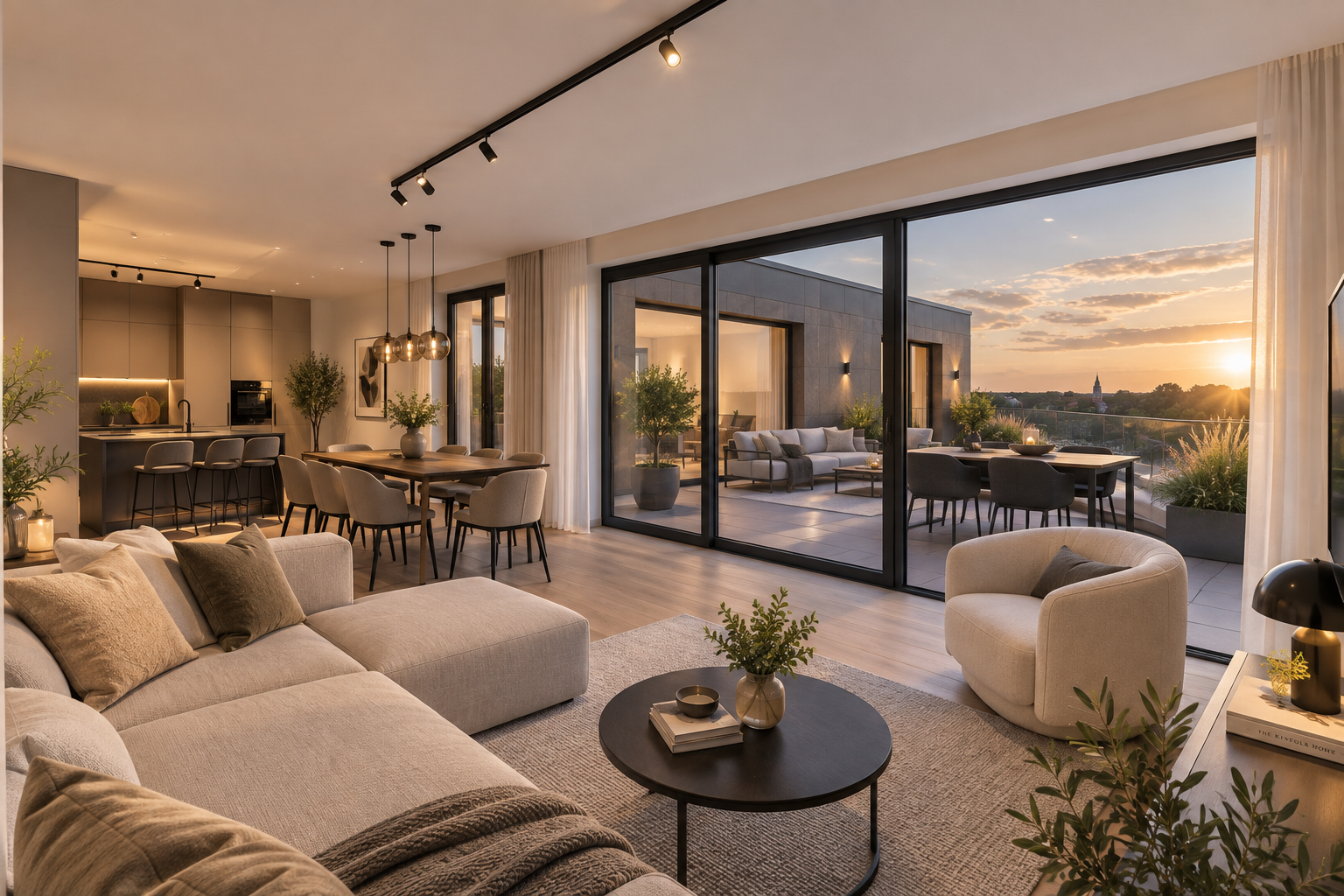Visualisierung Penthouse Wohnung Detmolder Straße 53 mit Eigentumswohnungen in Bielefeld