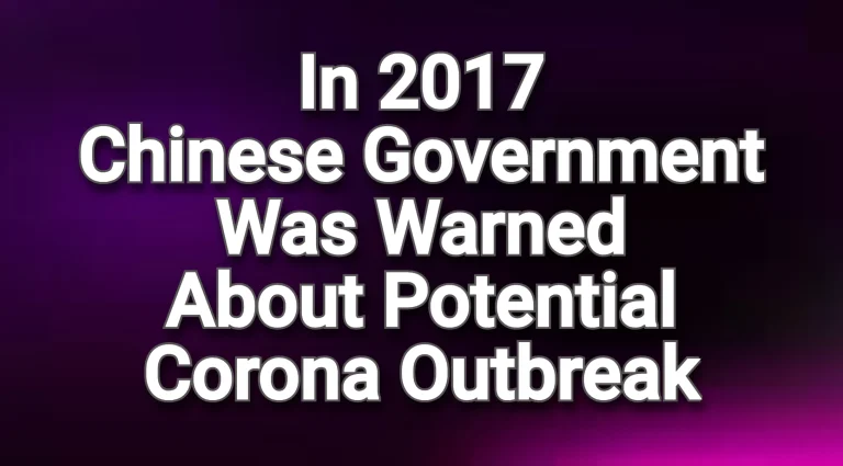 Scientists In Wuhan Predicted The Looming Outbreak Of A New Coronavirus Epidemic As Early As 2017 And The Chinese Government Did Nothing About It