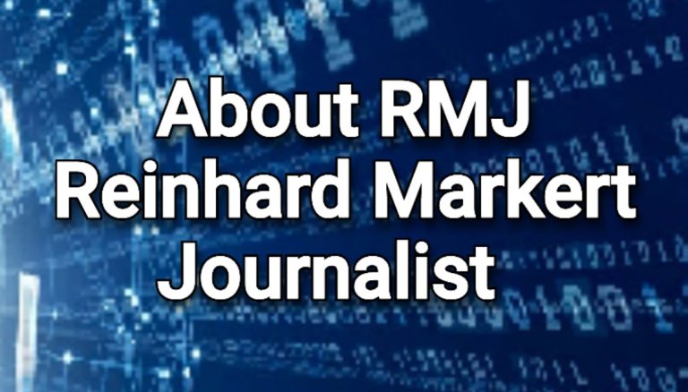 About RMJ Reinhard Markert Journalist