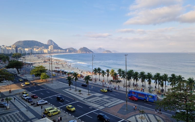 Udsigt ud over Copacabana