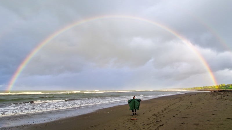 Regnbue over Corcovado Nationalpark