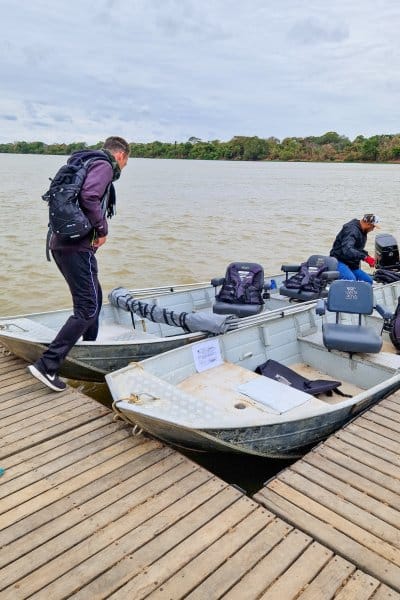 Luksusbåd i Pantanal