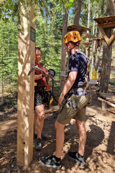 Golden SkyBridge - Canyon Edge Challenge Course
