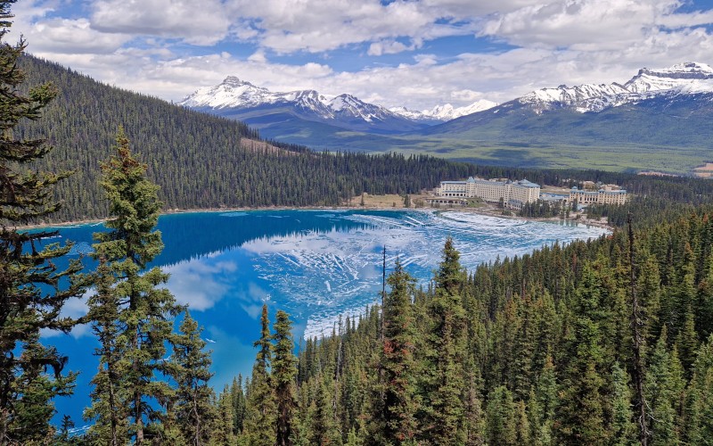 lake louise i banff nationalpark