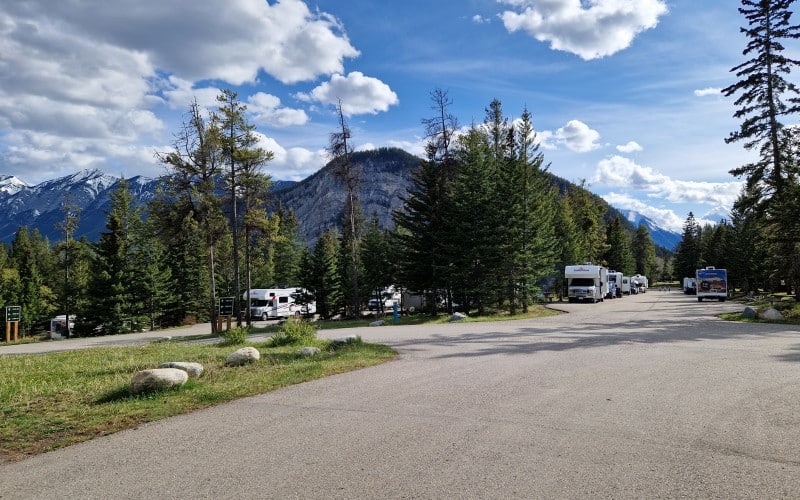 tunnel mountain campground i banff