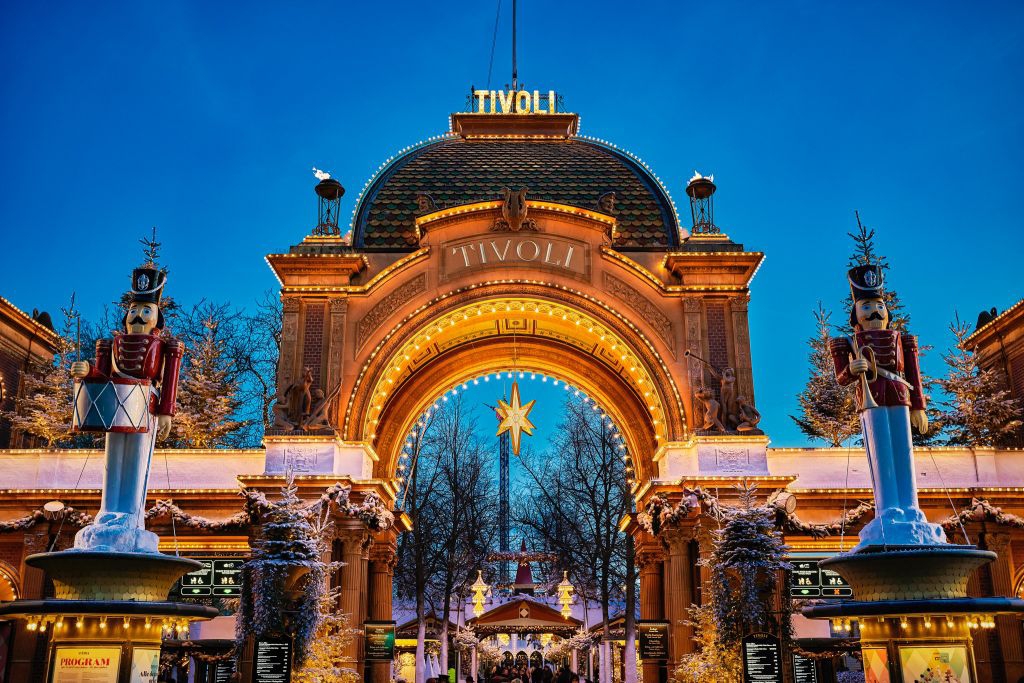 Hovedindgangen til Jul i Tivoli
