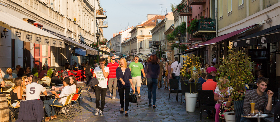 Kaunas er en dejlig by med masser af caféer, restauranter, shopping, seværdigheder og atmosfære.