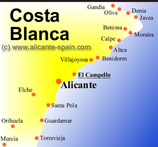 Hotellet ligger i Campello, 25 km fra Alicante og 35 fra Benidorm