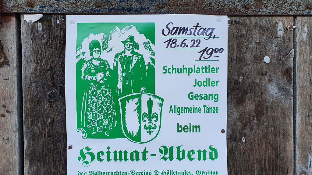 Schuhplattler und Jodeln