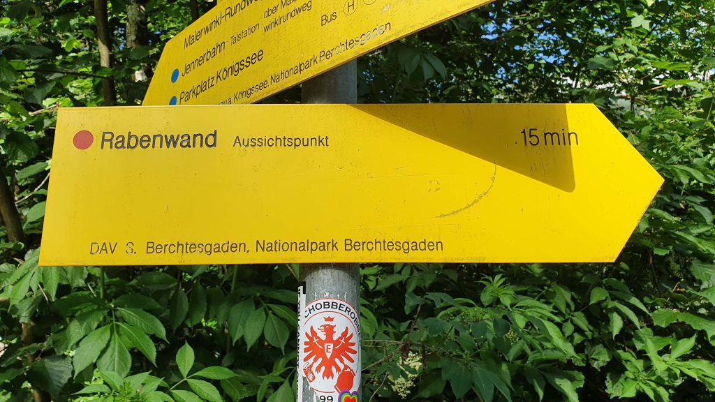 noch ein bisschen hinauf