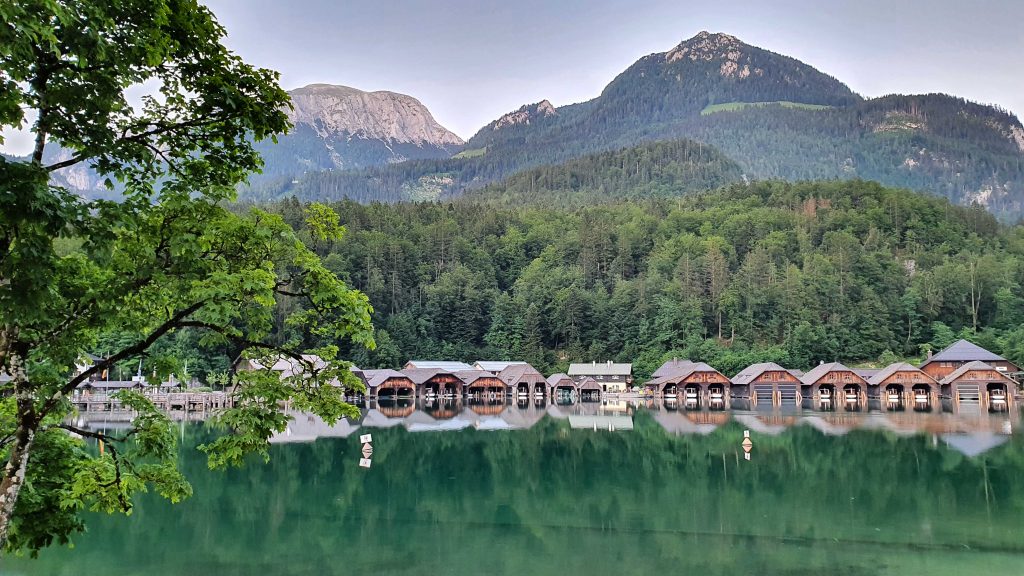 Bootshäuser am Königssee