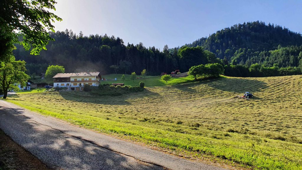 Aussicht Parkplatz Ruine Karlstein