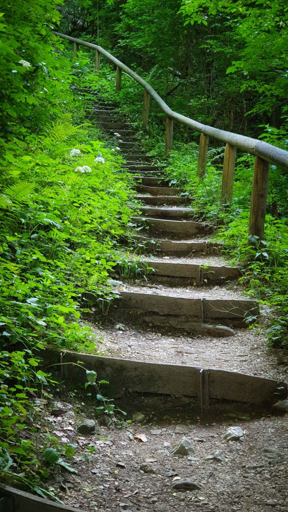 Ruine Karlstein Treppe