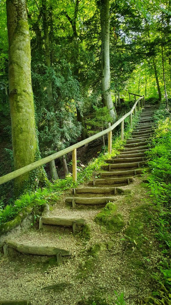 Ruine Karlstein Treppe