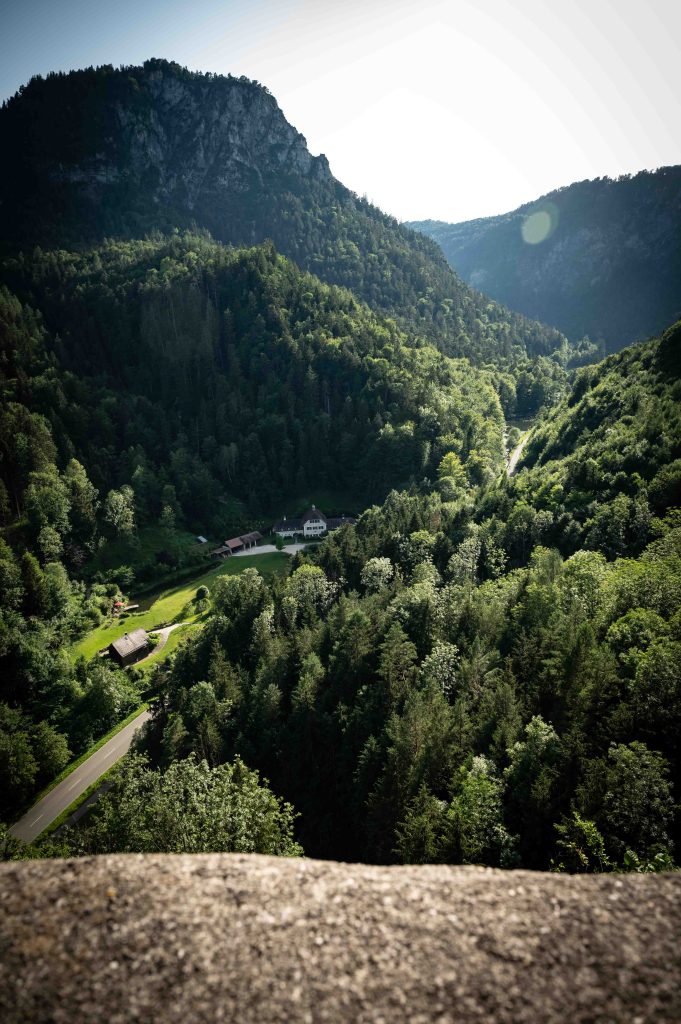Ruine Karlstein Aussicht