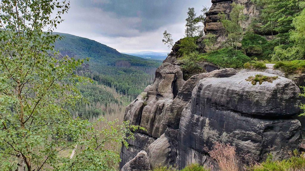 Weg zum Carolafelsen