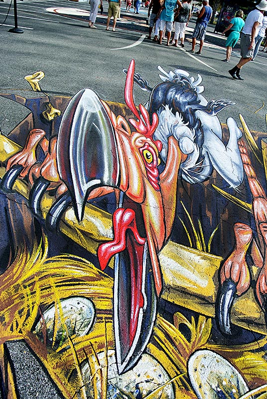 3d-streetpainting-chalk-festival-venice-florida-3d-terror-bird-remko-van-schaik-4