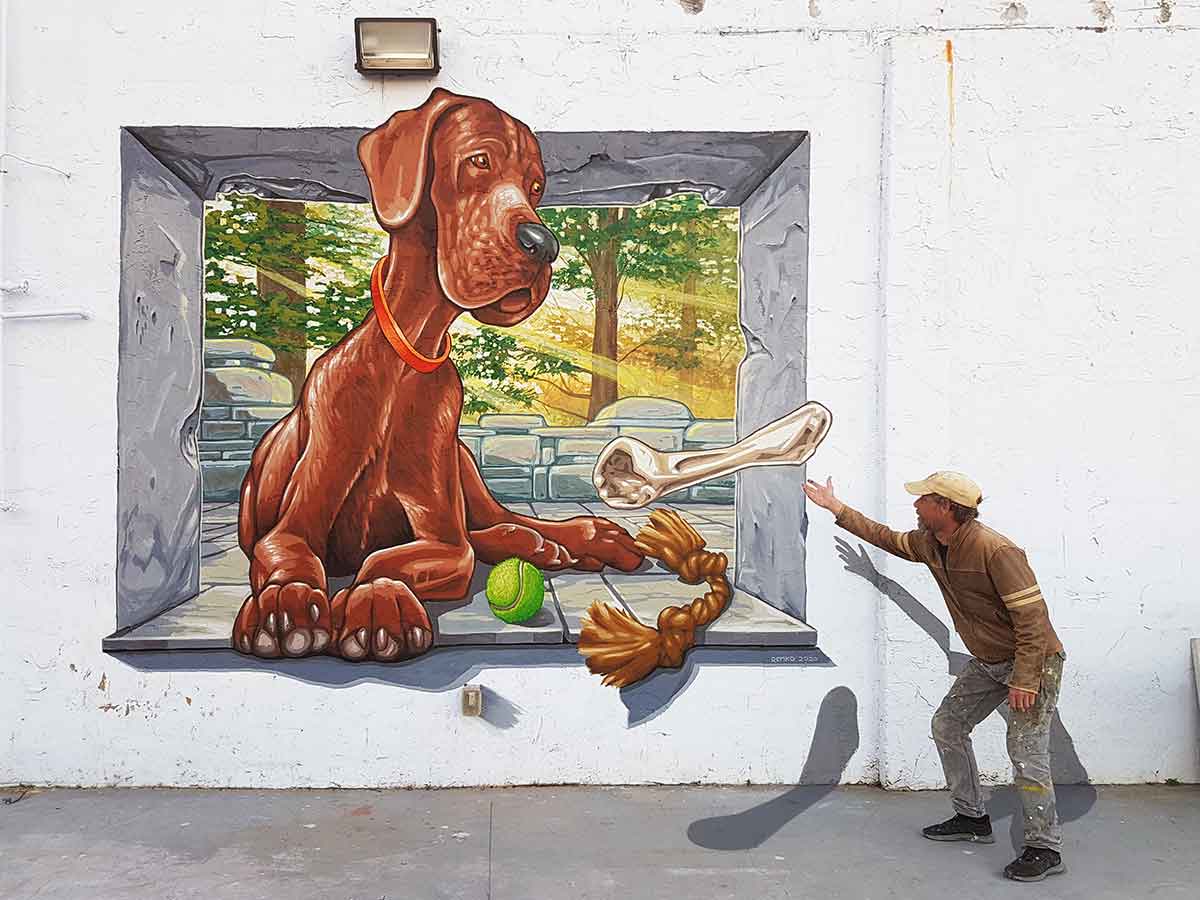 3D Streetpainting at The Icehouse, Sarasota, USA 2