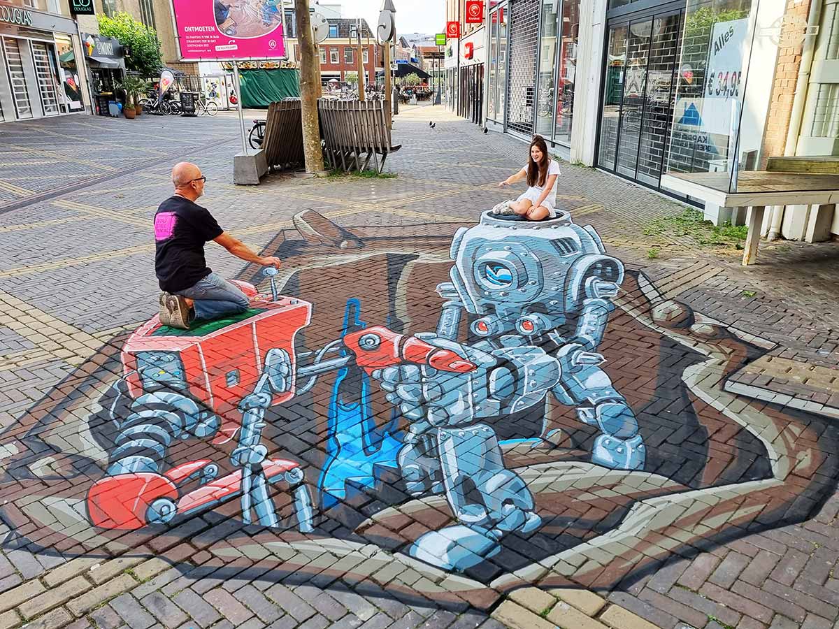 3D Streetpainting Worldstreetpainting Festival Doetinchem