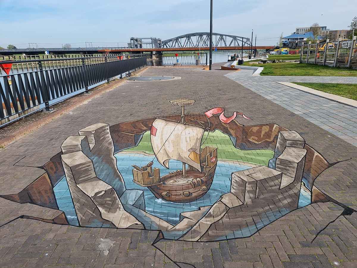 3D Streetpaintings at Streetart Hanzestad